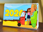 Desk Calendar 2026