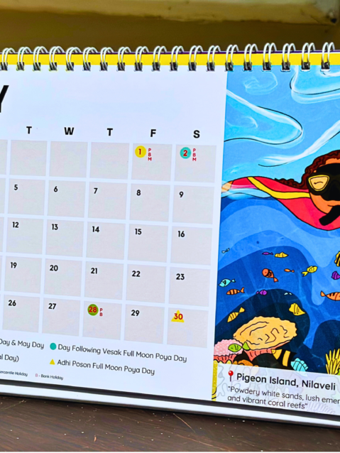 Desk Calendar 2026
