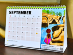 Desk Calendar 2026