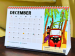 Desk Calendar 2026