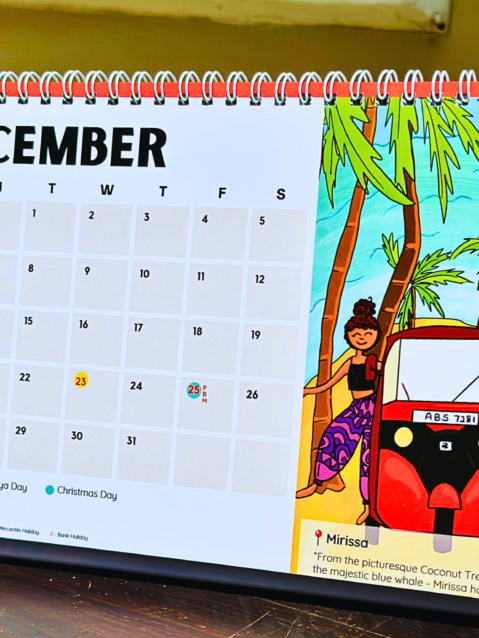 Desk Calendar 2026